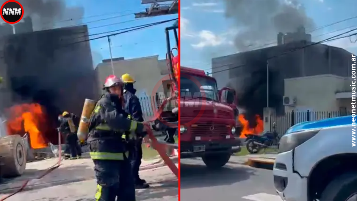 Paraná: incendio consumió restos de fibra óptica
