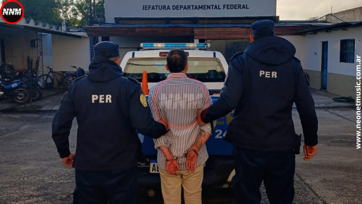 Detuvieron a un hombre armado en Federal