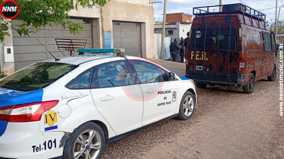 Concepción del Uruguay: operativo policial por narcomenudeo