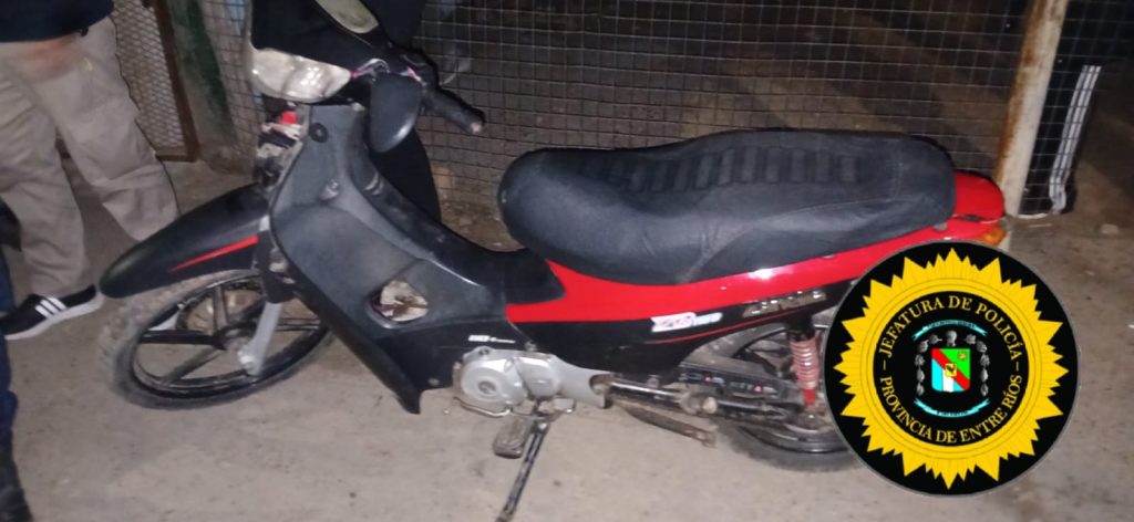 Moto recuperada en cdu