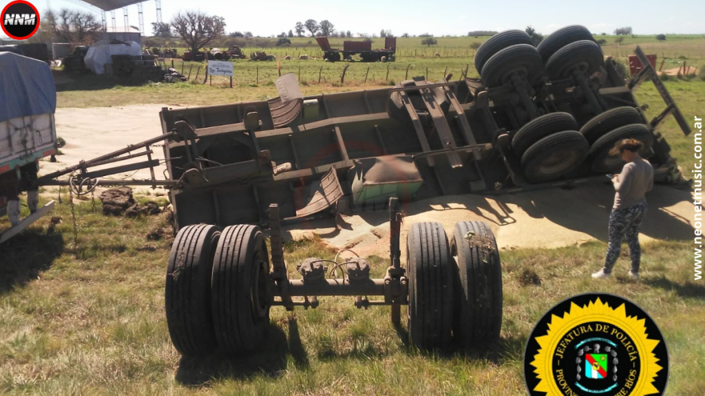 Vuelco ruta 39 herrera